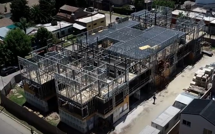 Son pioneros en un novedoso modelo de construcción y tienen uno de los desarrollos más pujantes de Funes